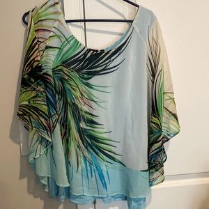 Rafaella Blouse with Built in Tank Top